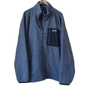 CHAPS Men's Size L Heavy Weight Fleece Jacket - Like New